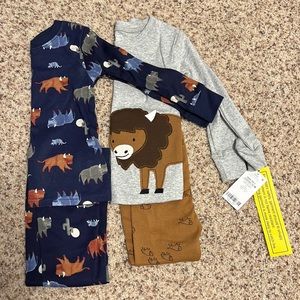 Set of new with tags Carter’s pajamas, size 18 mo.